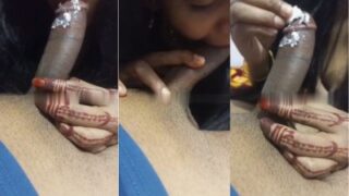Istri Memberikan Blowjob Desi Yang Licin Dan Menggairahkan Untuk Suaminya