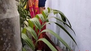 Tamil Tante Horny Ngentot Kontol Muda Di Kebunnya