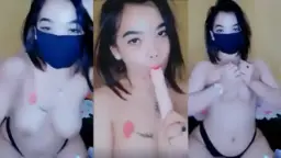 Tante Miya Colok Colok Tetek Live Bikin Makin Basah
