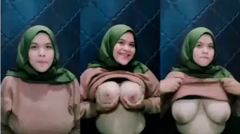 Kerudung Ijo Sange Pamer Pentil Bikin Merem Melek