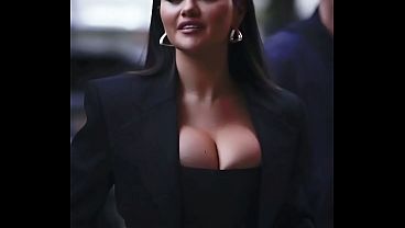 Selena Gomez Ngebungkukin Badan, Bikin Lo Ngiler Liat Lekukannya (ai Generated)