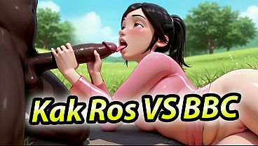 Kak Ros Digebuk Kontol Hitam Sampe Muncrat
